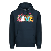 Navy Love Easter Premium Hoodie - NancyCooperArtShop