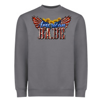 Storm American Babe With Sunflowers Heavyweight Sweatshirt - LillyAllenDesigns