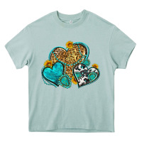 Arona western turquoise hearts Heavy Core Tee - Zillion Design Studio