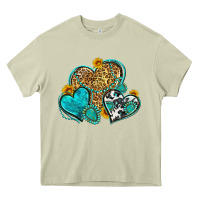 Mossy western turquoise hearts Heavy Core Tee - Zillion Design Studio