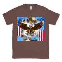 Chestnut America Eagle Classic Tee - CowhideDigitalArt