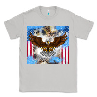 Moon Dust America Eagle Classic Tee - CowhideDigitalArt