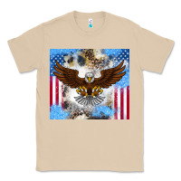 Mushroom America Eagle Classic Tee - CowhideDigitalArt