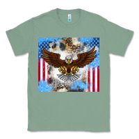Sage America Eagle Classic Tee - CowhideDigitalArt