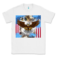 White America Eagle Classic Tee - CowhideDigitalArt