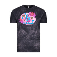 Cloud Black back to school flowers sixth grade 3200x2400 Vintage Tee - AdoDesignShop
