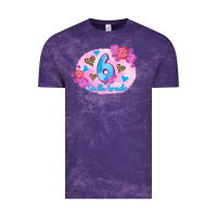 Cloud Purple back to school flowers sixth grade 3200x2400 Vintage Tee - AdoDesignShop