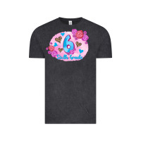 Vintage Black back to school flowers sixth grade 3200x2400 Vintage Tee - AdoDesignShop