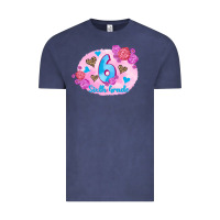 Vintage Denim back to school flowers sixth grade 3200x2400 Vintage Tee - AdoDesignShop