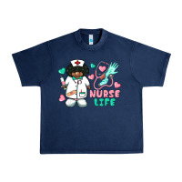 Nurse Life Afro American Nurse Urban Heavy Tee | Teevron