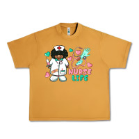 Peanut Butter nurse life afro american nurse Urban Heavy Tee - BarkalooDesign