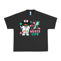 Pigment Black nurse life afro american nurse Urban Heavy Tee - BarkalooDesign