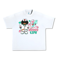 White nurse life afro american nurse Urban Heavy Tee - BarkalooDesign