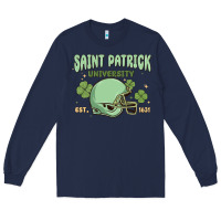 Navy saint patrick university Long Sleeve Tee - MaliasSmallBusiness