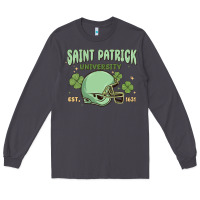 Smoke saint patrick university Long Sleeve Tee - MaliasSmallBusiness