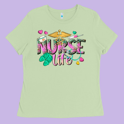 Nurse Life Ladies Tee Designed By Texasbilliewilder