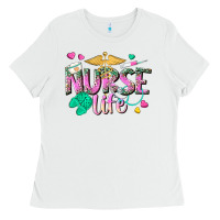 White nurse life Ladies Tee - texasbilliewilder