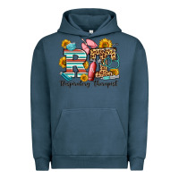 Pigment Midnight Navy respiratory therapist western Urban Hoodie - OliviaCreatesArt
