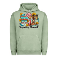 Pigment Oil Green respiratory therapist western Urban Hoodie - OliviaCreatesArt