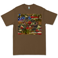 Cacao Hunting leopard USA flag tumbler 4th of july Premium Tee - Neo Western