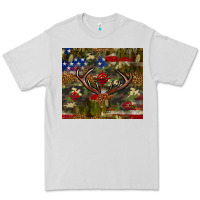 Dove Grey Hunting leopard USA flag tumbler 4th of july Premium Tee - Neo Western