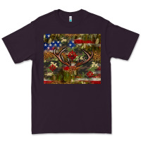 Plum Hunting leopard USA flag tumbler 4th of july Premium Tee - Neo Western