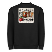 Black very merry teacher christmas coaster Heavyweight Sweatshirt - Jasminsmagicworld