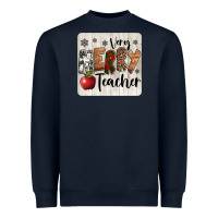 Navy very merry teacher christmas coaster Heavyweight Sweatshirt - Jasminsmagicworld