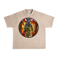 French Oak firefighter coasters Urban Heavy Tee - AdoDesignShop