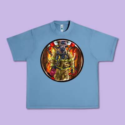 Firefighter Coasters Urban Heavy Tee Designed By Adodesignshop