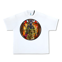 White firefighter coasters Urban Heavy Tee - AdoDesignShop