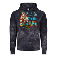 Cloud Black tis the season christmas tree cake ado Vintage Hoodie - AdoDesignShop