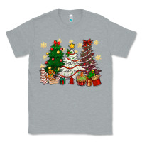 Heather Grey Cake Christmas trees Classic Tee - NancyCooperArtShop
