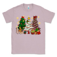 Lilac Cake Christmas trees Classic Tee - NancyCooperArtShop
