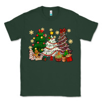 Sports Green Cake Christmas trees Classic Tee - NancyCooperArtShop