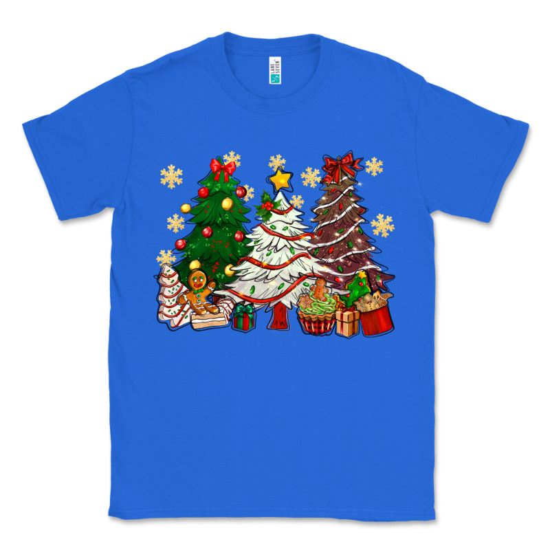 Cake Christmas Trees Classic Tee by NancyCooperArtShop | Teevron
