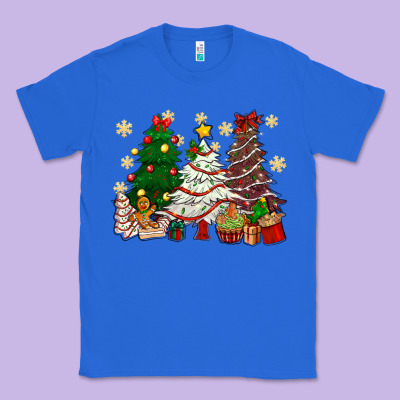 Cake Christmas Trees Classic Tee Designed By Nancycooperartshop