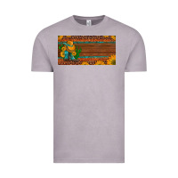 Vintage Zinc custom cowboy boots sunflowers and cactus license plate Vintage Tee - Artiststas