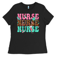 Black nurse nurse nurse Ladies Tee - texasbilliewilder