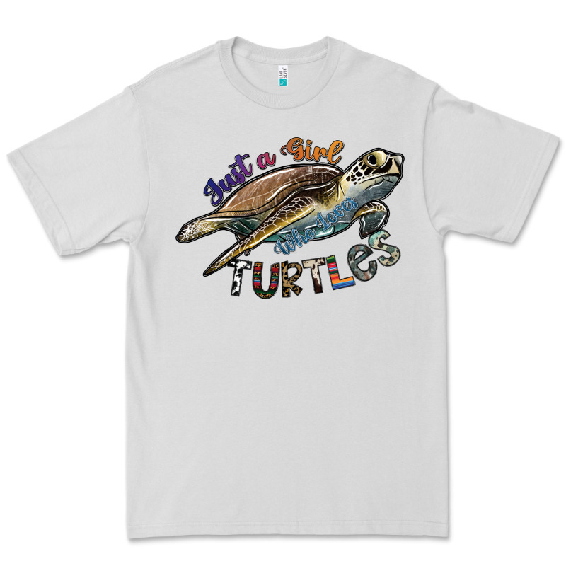 Just A Girl Who Loves Turtles Premium Tee by SublimationCraftShop | Teevron