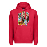 Cardinal Happy Easter Day Rodeo Premium Hoodie - NancyCooperArtShop