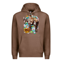 Chestnut Happy Easter Day Rodeo Premium Hoodie - NancyCooperArtShop