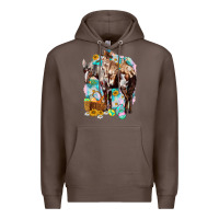 Coffee Happy Easter Day Rodeo Premium Hoodie - NancyCooperArtShop