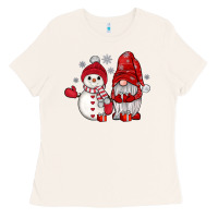 Bone snowman gnome Ladies Tee - JahusDesignShop