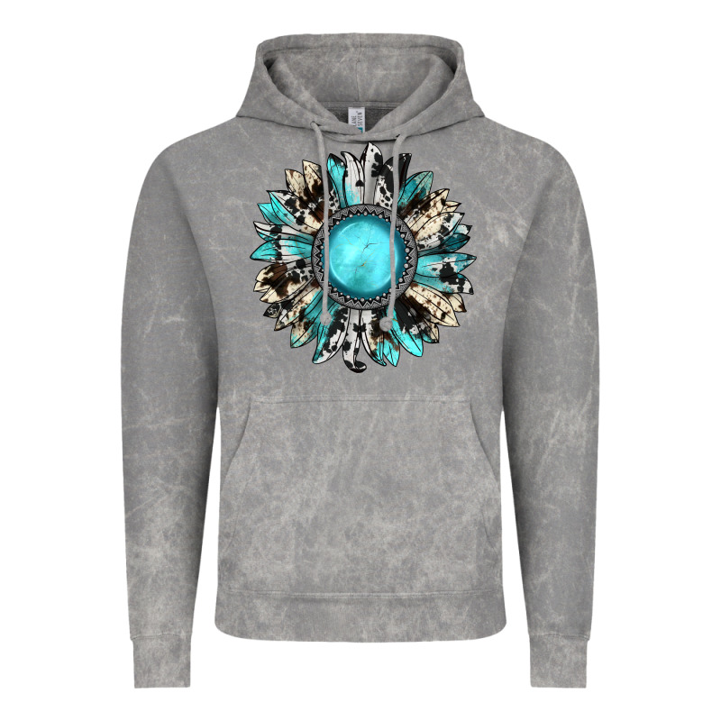 Western Sunflower Gemstone Vintage Hoodie by JahusDesignShop | Teevron