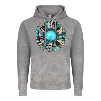 Cloud Rock western sunflower gemstone Vintage Hoodie - JahusDesignShop