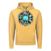 Vintage Mustard western sunflower gemstone Vintage Hoodie - JahusDesignShop
