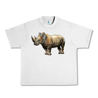 Lunar Rock Rhino Illustrations Urban Heavy Tee - LillyAllenDesigns