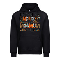 Black let's keep the dumbfuckery to a minimum today olivia Urban Hoodie - OliviaCreatesArt