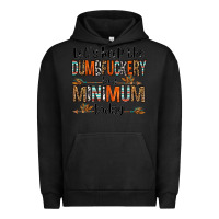Pigment Black let's keep the dumbfuckery to a minimum today olivia Urban Hoodie - OliviaCreatesArt